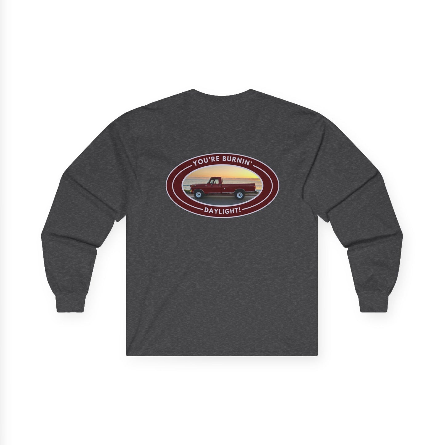 Retro Unisex Long Sleeve Tee Front and Back - Perfect for Outdoor Enthusiasts