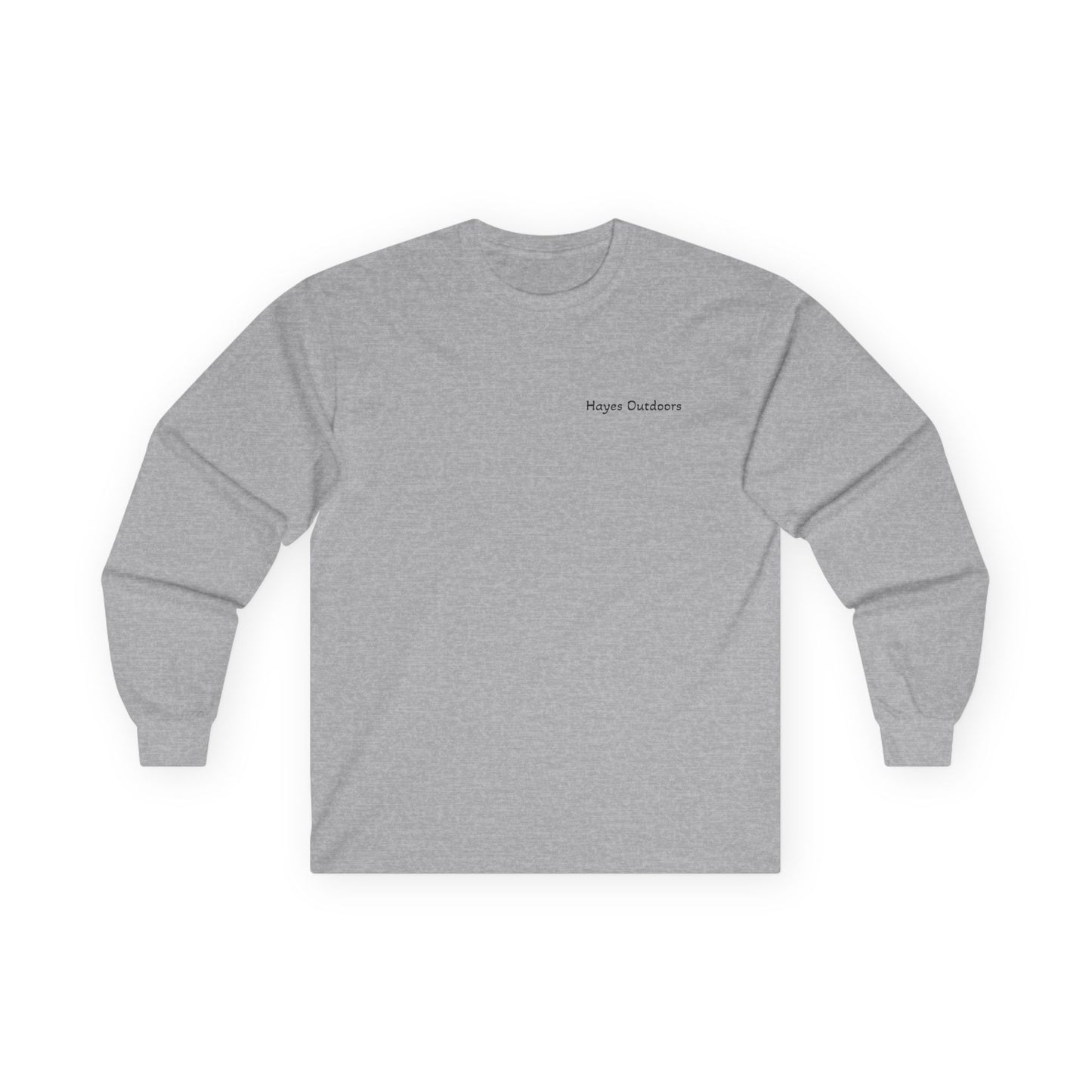 Retro Unisex Long Sleeve Tee Front and Back - Perfect for Outdoor Enthusiasts