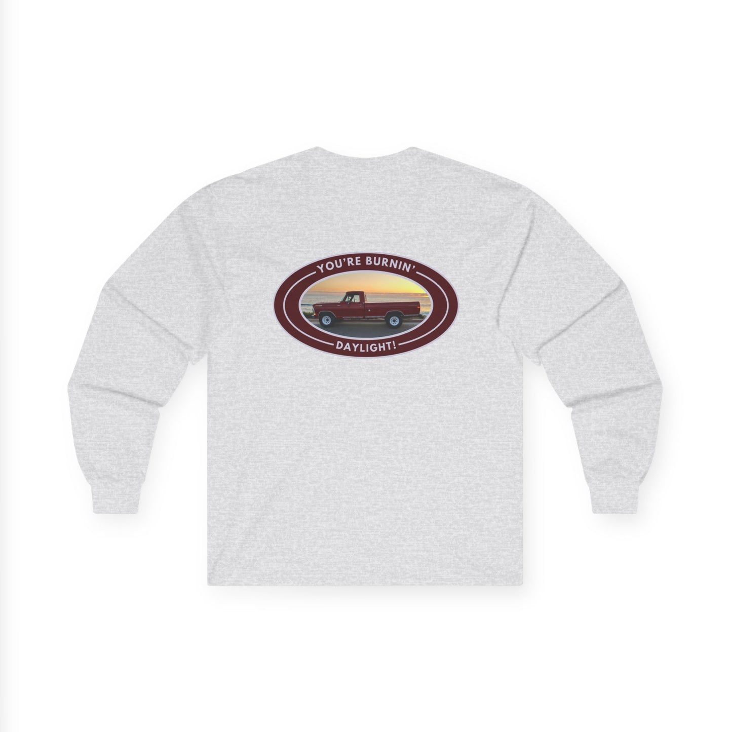 Retro Unisex Long Sleeve Tee Front and Back - Perfect for Outdoor Enthusiasts
