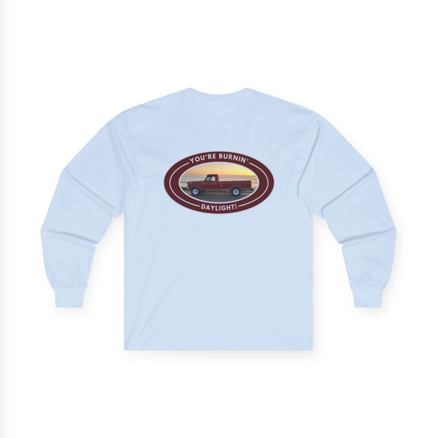 Retro Unisex Long Sleeve Tee Front and Back - Perfect for Outdoor Enthusiasts