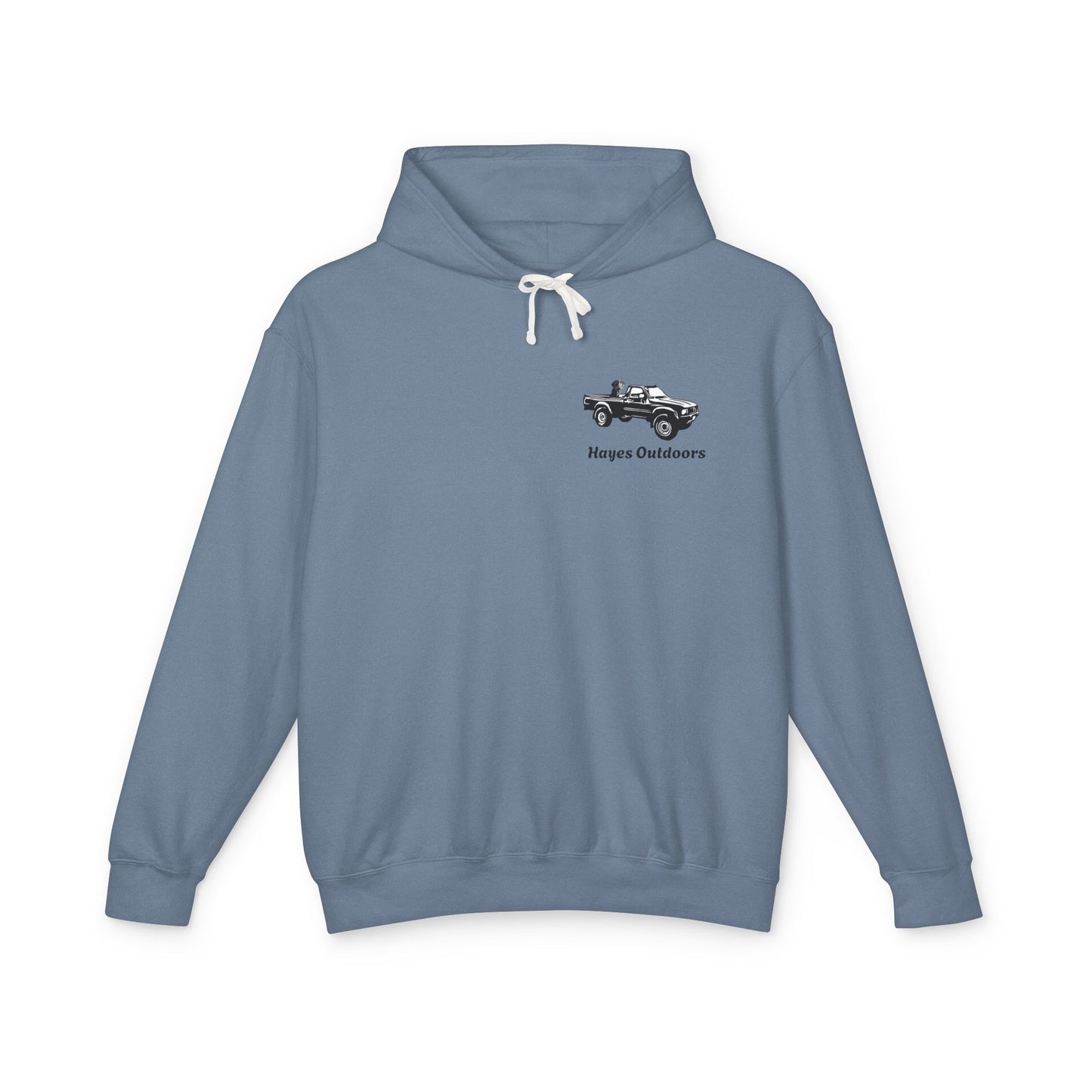 Unisex Lightweight Hooded Sweatshirt with Vintage Toyota Pickup Design 100% Cotton