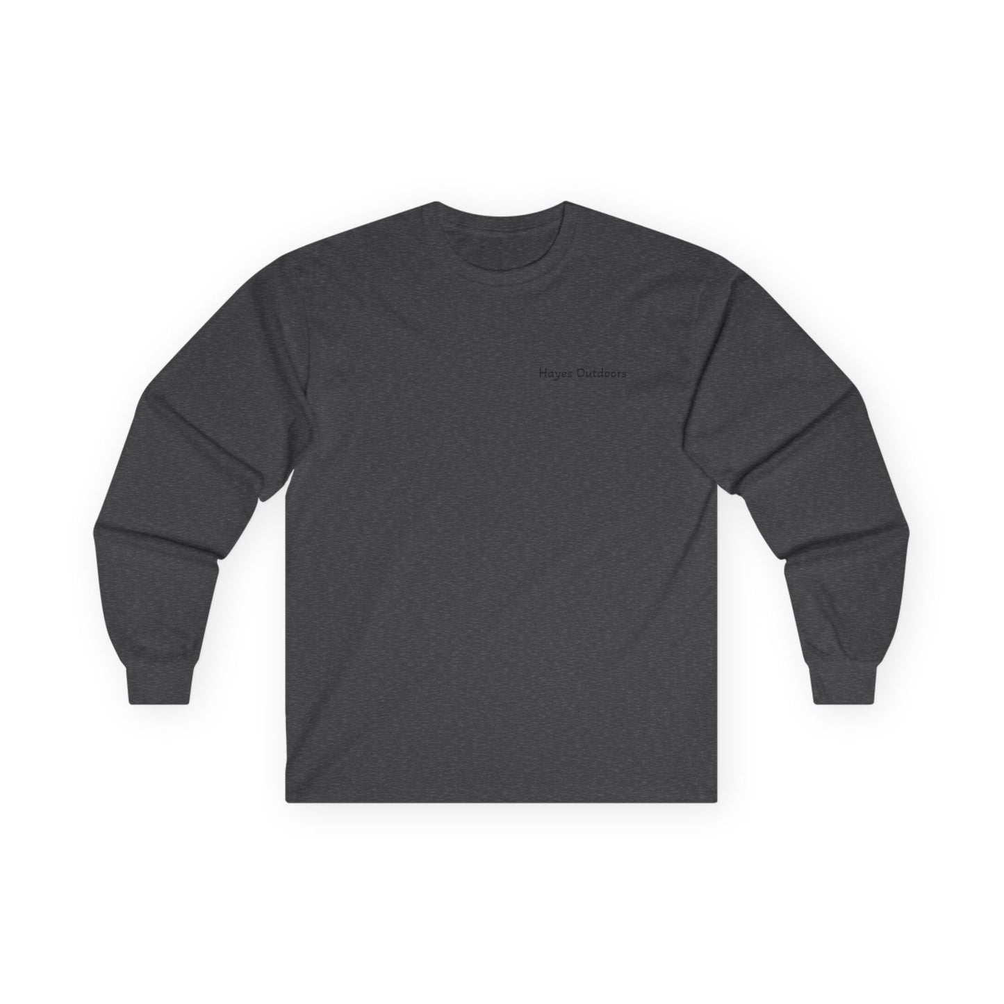 Retro Unisex Long Sleeve Tee Front and Back - Perfect for Outdoor Enthusiasts