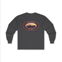 Retro Unisex Long Sleeve Tee Front and Back - Perfect for Outdoor Enthusiasts