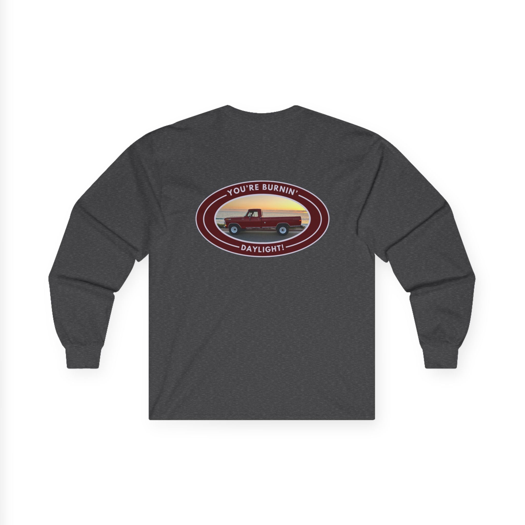 Retro Unisex Long Sleeve Tee Front and Back - Perfect for Outdoor Enthusiasts