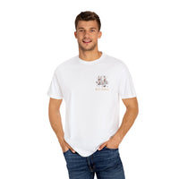 Heritage Outdoors Unisex Garment-Dyed T-Shirt Front and Back - Nature & Adventure Inspired Design