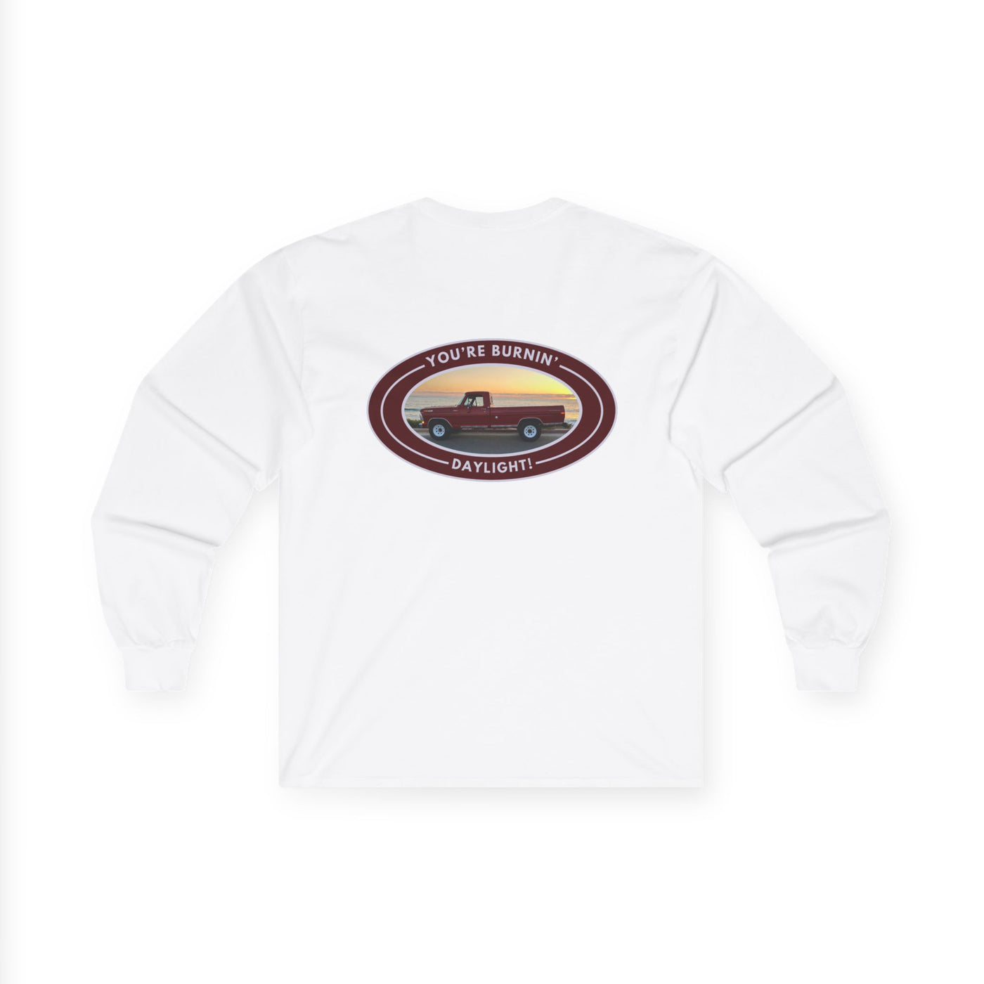 Retro Unisex Long Sleeve Tee Front and Back - Perfect for Outdoor Enthusiasts