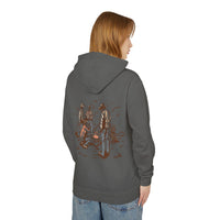 Unisex Lightweight Hooded Sweatshirt with Vintage Outdoor Design 100% Cotton