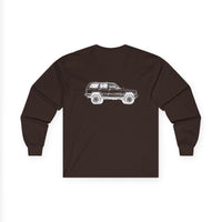 1984-2001 Jeep Cherokee (XJ) 4-door Long Bed 4-door Unisex Ultra Cotton Long Sleeve Tee