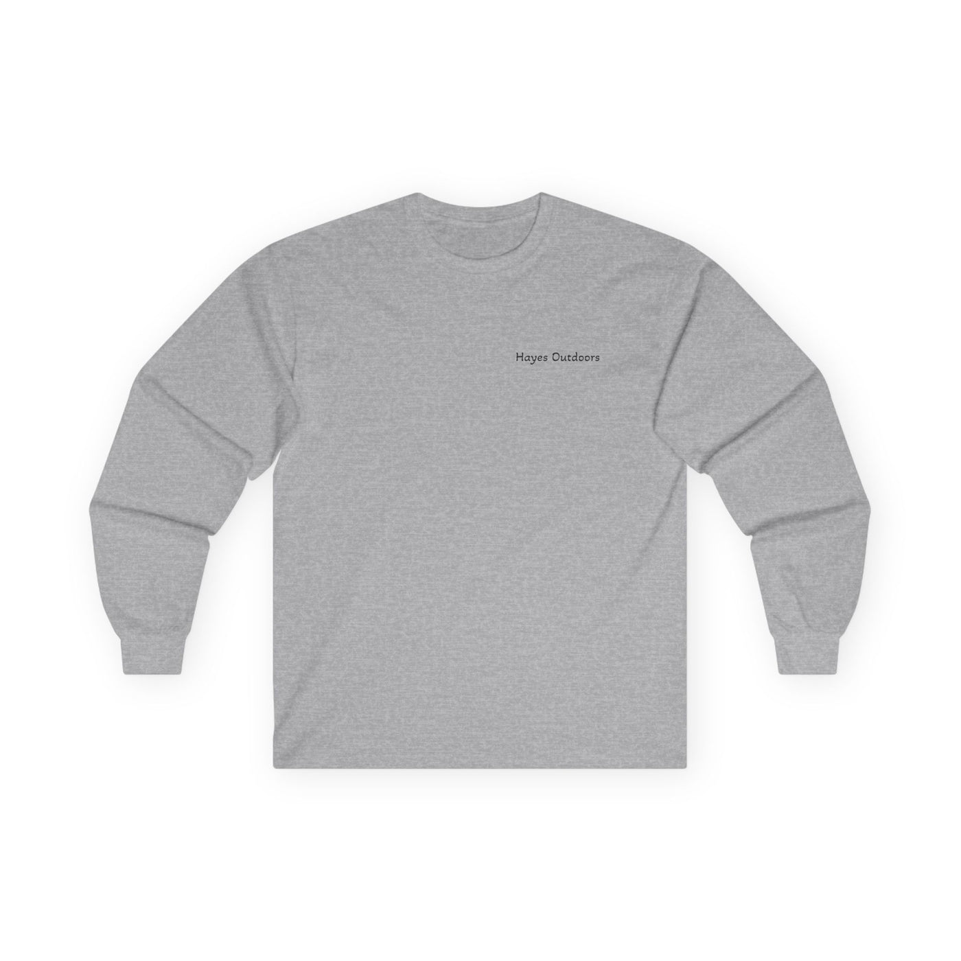 Retro Unisex Long Sleeve Tee Front and Back - Perfect for Outdoor Enthusiasts