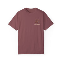 Heritage Outdoors Unisex Garment-Dyed T-Shirt Front and Back - Nature & Adventure Inspired Design