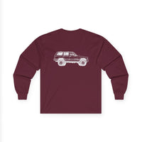 1984-2001 Jeep Cherokee (XJ) 4-door Long Bed 4-door Unisex Ultra Cotton Long Sleeve Tee