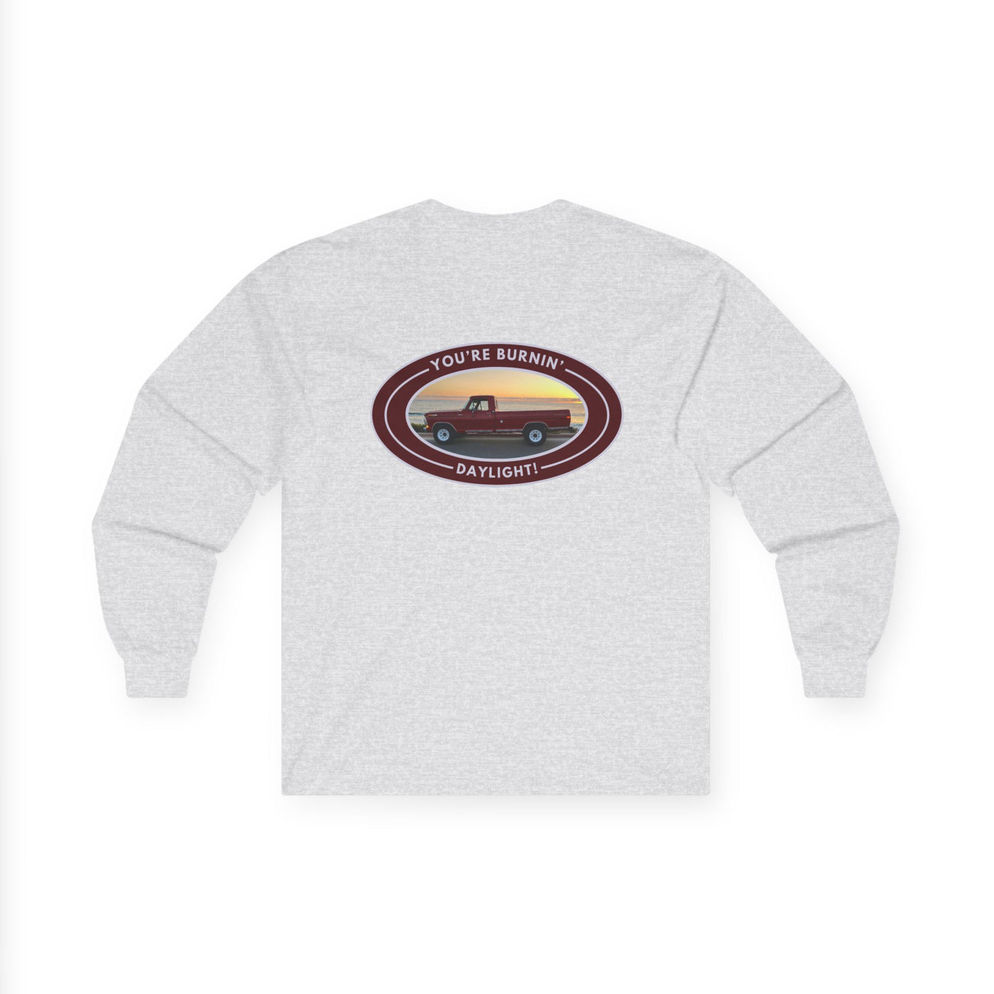 Retro Unisex Long Sleeve Tee Front and Back - Perfect for Outdoor Enthusiasts
