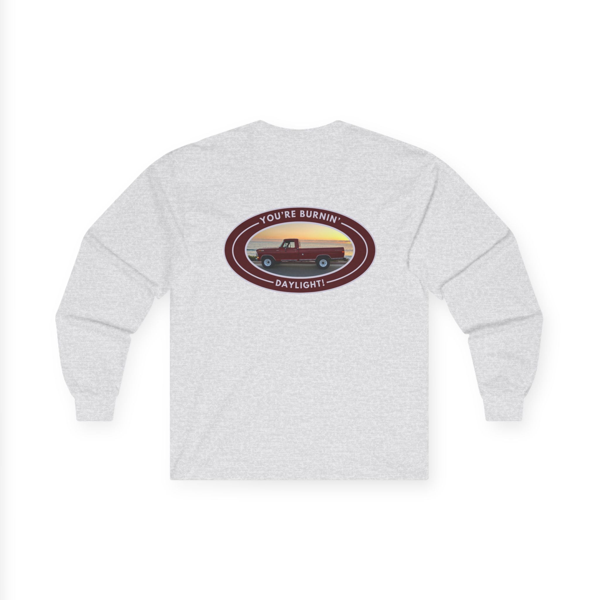 Retro Unisex Long Sleeve Tee Front and Back - Perfect for Outdoor Enthusiasts
