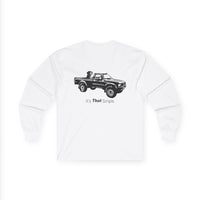 Retro Toyota Pickup Unisex Long Sleeve Tee Front and Back - Perfect for Outdoor