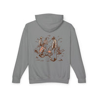 Unisex Lightweight Hooded Sweatshirt with Vintage Outdoor Design 100% Cotton