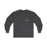Retro Unisex Long Sleeve Tee Front and Back - Perfect for Outdoor Enthusiasts