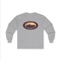 Retro Unisex Long Sleeve Tee Front and Back - Perfect for Outdoor Enthusiasts