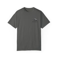 Hayes Outdoors Unisex Garment-Dyed T-Shirt Front and Back - Toyota Pickup Inspired Design