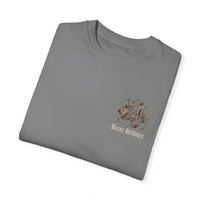 Heritage Outdoors Unisex Garment-Dyed T-Shirt Front and Back - Nature & Adventure Inspired Design