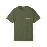 Heritage Outdoors Unisex Garment-Dyed T-Shirt Front and Back - Nature & Adventure Inspired Design