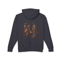 Unisex Lightweight Hooded Sweatshirt with Vintage Outdoor Design 100% Cotton