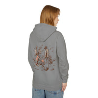 Unisex Lightweight Hooded Sweatshirt with Vintage Outdoor Design 100% Cotton