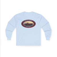 Retro Unisex Long Sleeve Tee Front and Back - Perfect for Outdoor Enthusiasts