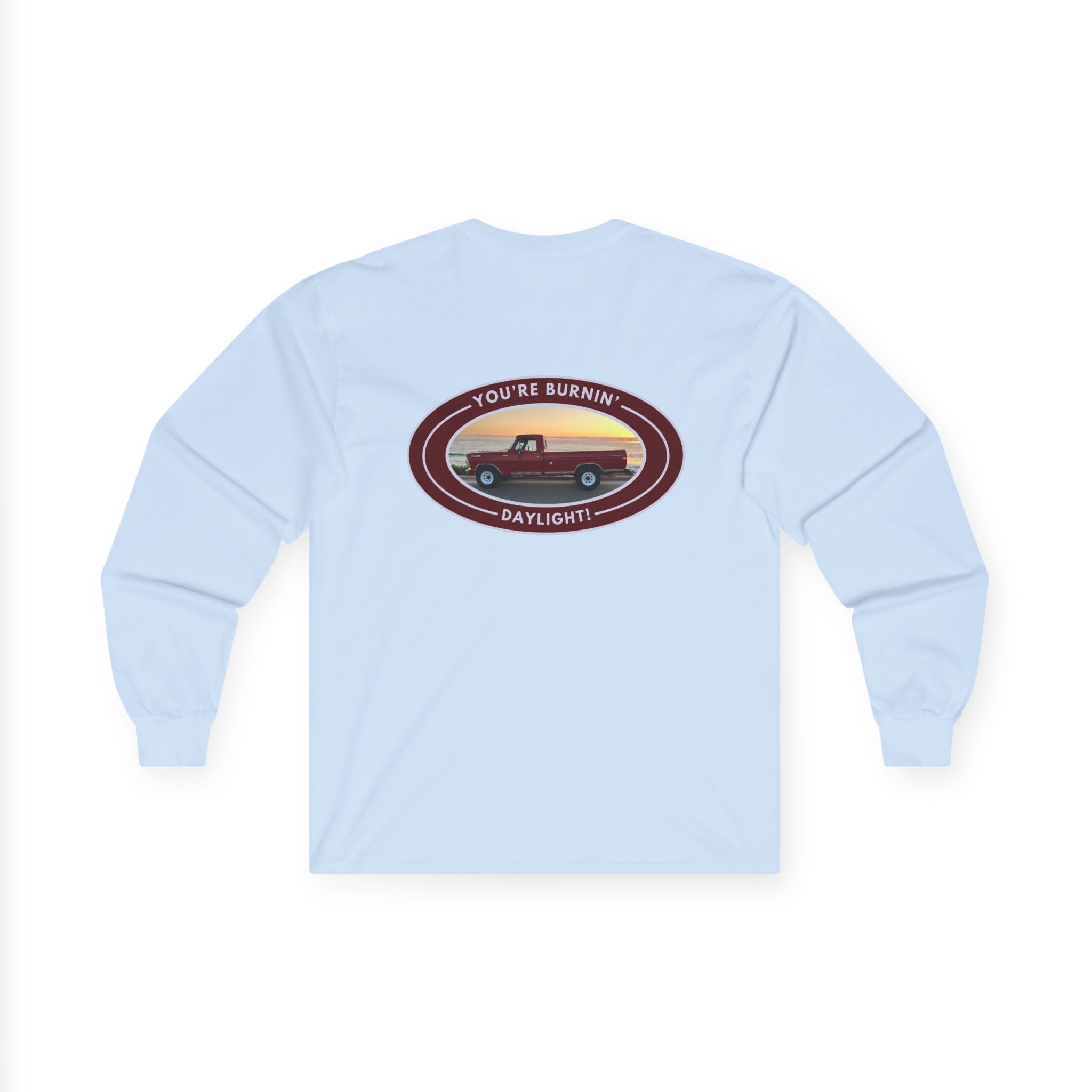 Retro Unisex Long Sleeve Tee Front and Back - Perfect for Outdoor Enthusiasts