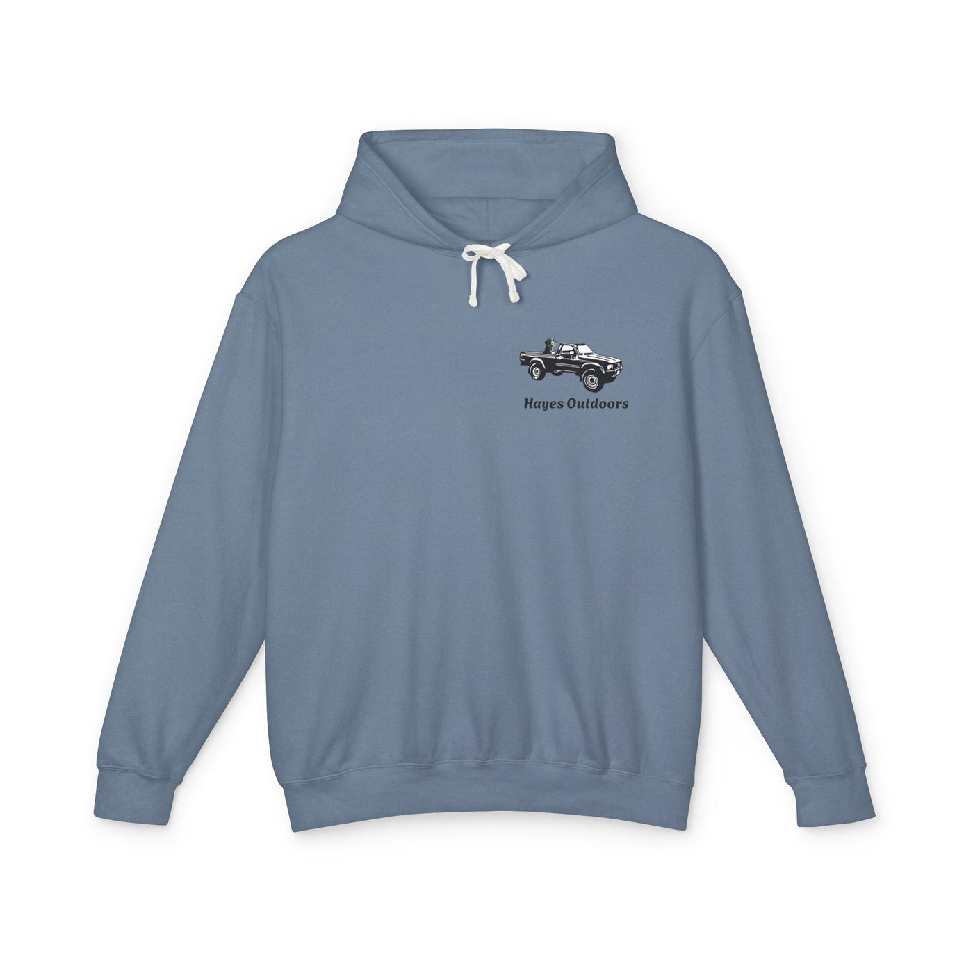 Unisex Lightweight Hooded Sweatshirt with Vintage Toyota Pickup Design 100% Cotton