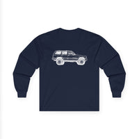 1984-2001 Jeep Cherokee (XJ) 4-door Long Bed 4-door Unisex Ultra Cotton Long Sleeve Tee