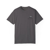 Hayes Outdoors Unisex Garment-Dyed T-Shirt Front and Back - Toyota Pickup Inspired Design