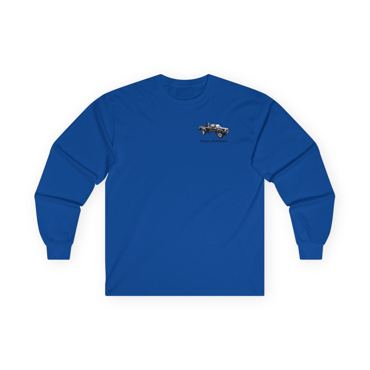 Retro Toyota Pickup Unisex Long Sleeve Tee Front and Back - Perfect for Outdoor