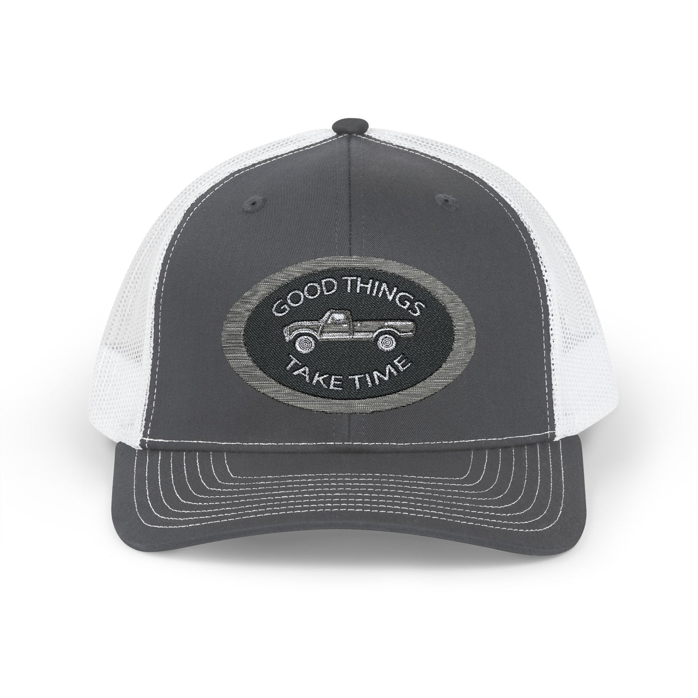 Good Things Take Time Snapback Trucker Cap - Stylish and Comfortable Hat for Casual Days