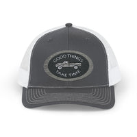 Good Things Take Time Snapback Trucker Cap - Stylish and Comfortable Hat for Casual Days