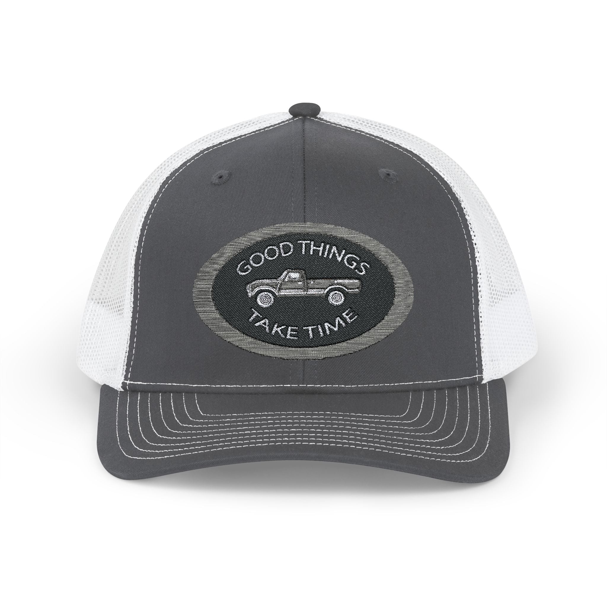 Good Things Take Time Snapback Trucker Cap - Stylish and Comfortable Hat for Casual Days
