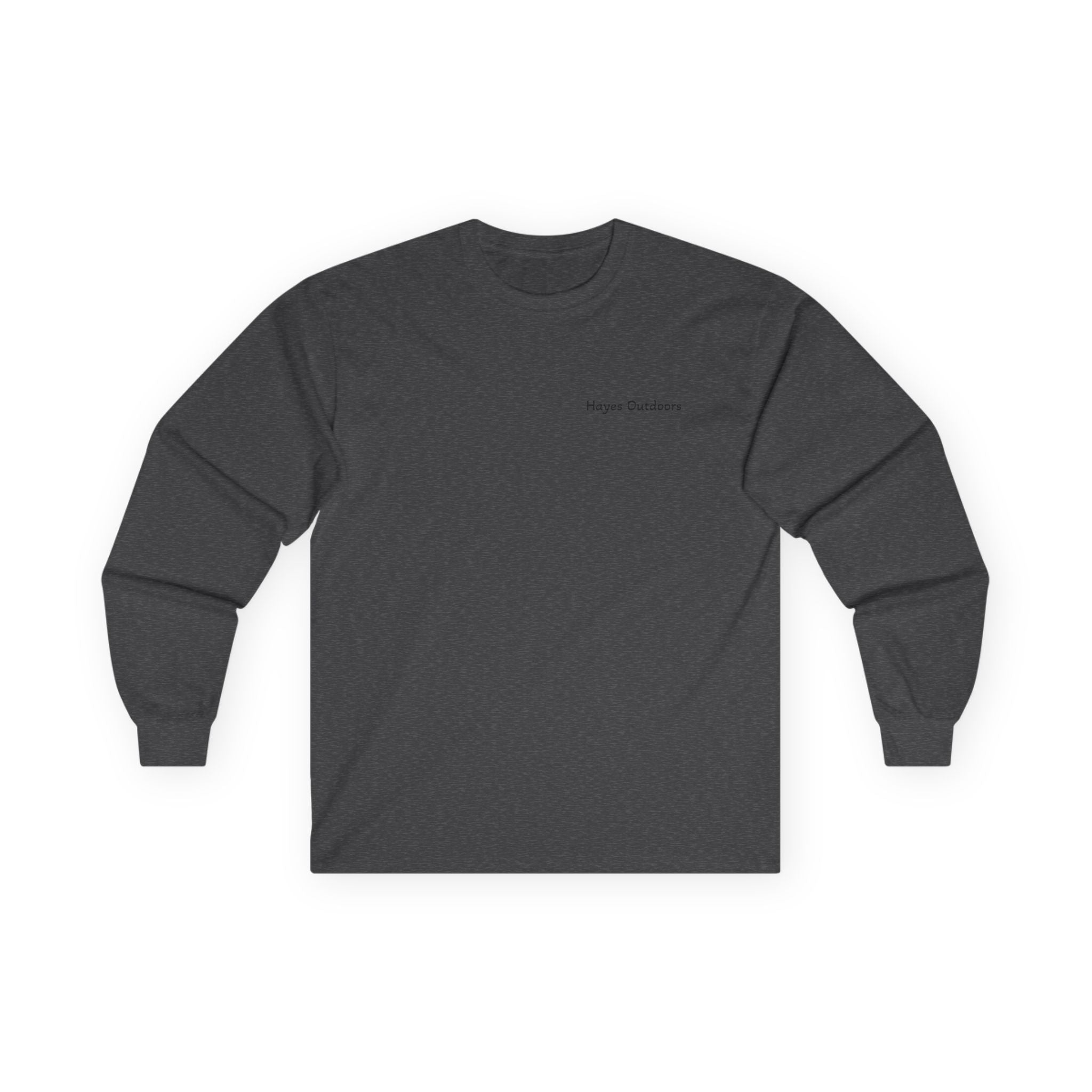 Retro Unisex Long Sleeve Tee Front and Back - Perfect for Outdoor Enthusiasts