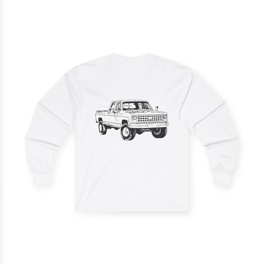 1973-1987 Chevrolet C/K Crew Cab Fleetside (3rd Gen) Unisex Ultra Cotton Long Sleeve Tee