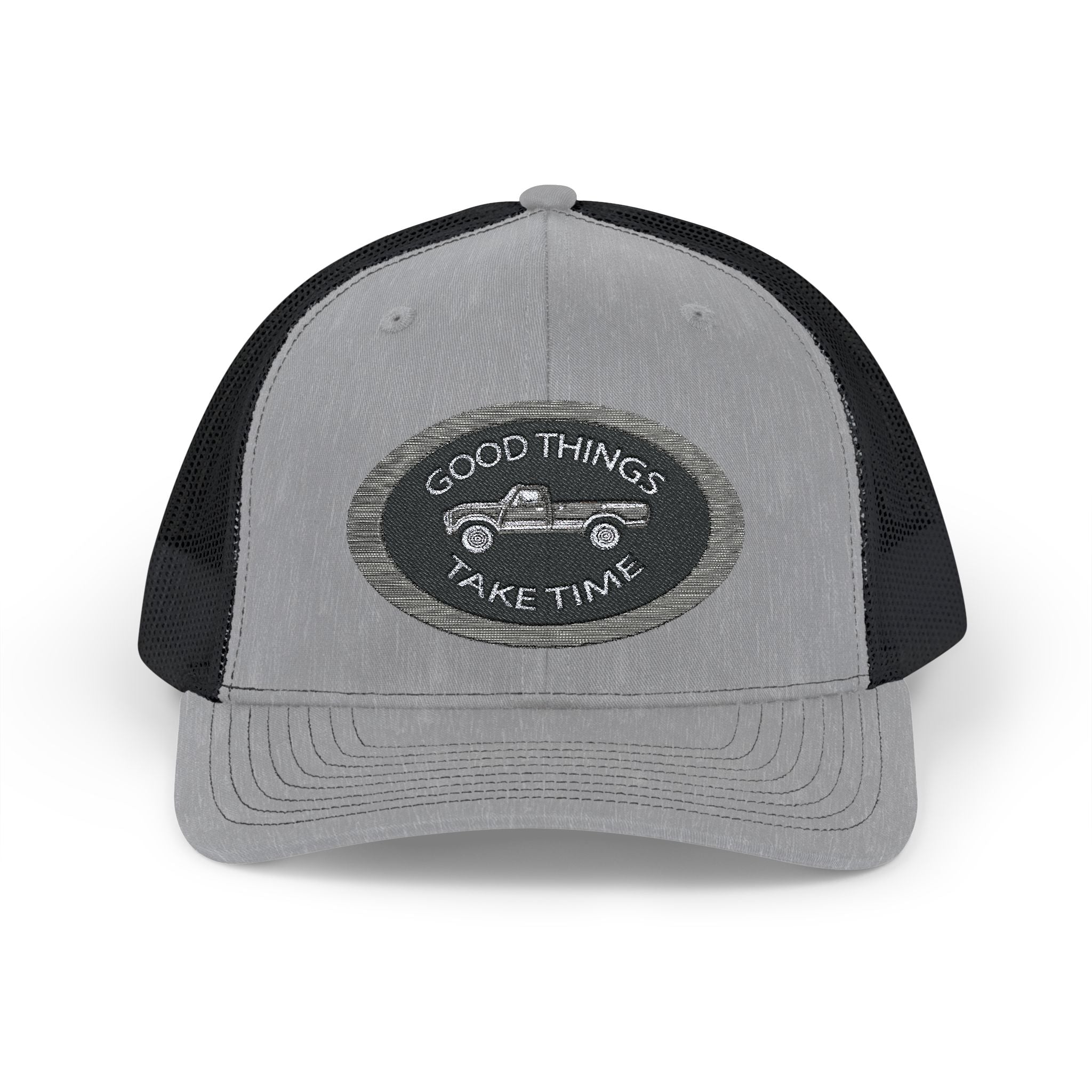 Good Things Take Time Snapback Trucker Cap - Stylish and Comfortable Hat for Casual Days